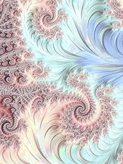 Abstract Fractal Background Imprime: Abstract colourful background - computer-generated image