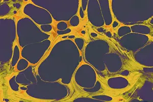 Ebru Marbling Art Imprime: Abstract creative marble pattern with spots