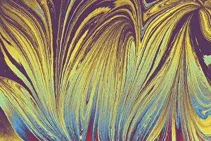 Abstract Marble Texture Imprime: Abstract creative round marble pattern texture