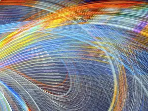 Abstract Fractal Background Imprime: Abstract fractal background - computer-generated image