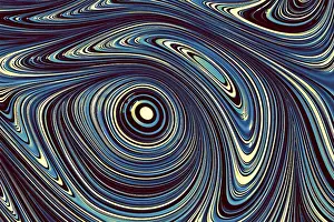 Concentric Circle Design Imprime: Abstract geometic background - computer-generated image