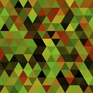 Colorful Geometric Background Imprime: Abstract geometric pattern - computer-generated image