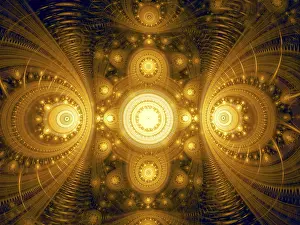 Computer Generated Image Imprime: Abstract luxury pattern computer-generated image