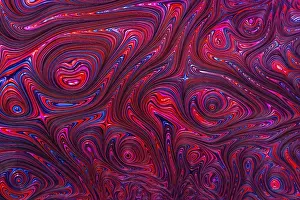 Abstract Marble Texture Imprime: Abstract marble texture - computer-generated image