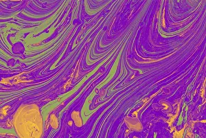 Abstract Marbling Art Imprime: Abstract marbling art patterns as background