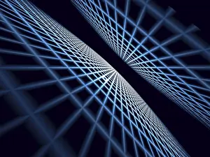 Abstract Computer Graphics Imprime: Abstract simple tech background - computer-generated image