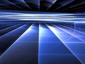 Computer Generated Image Imprime: Abstract tech background - computer-generated image