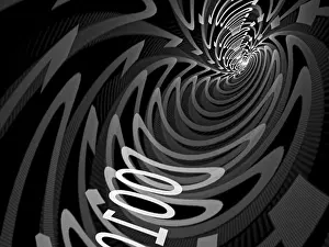 Symbolic Digital Picture Imprime: Abstract tech background - computer-generated image