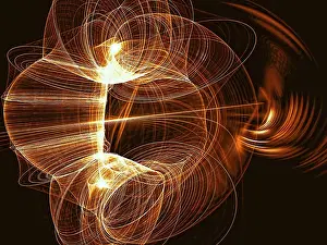 Computer Generated Fractals Imprime: Abstract technology background - computer-generated image