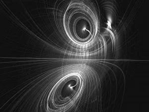 Computer Generated Image Imprime: Abstract technology background - computer-generated image
