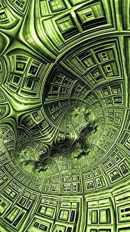 Computer Generated Image Imprime: Abstract textured surface - computer-generated image