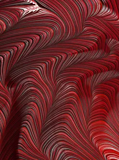 Abstract Wave Background Imprime: Abstract wavy texture or background - computer-generated image