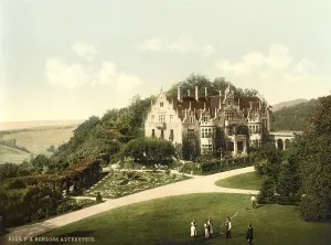 Old German Buildings Imprime: Altenstein, Castle in Thuringia
