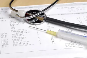 Blood Test Analysis Imprime: Analysis of a blood test