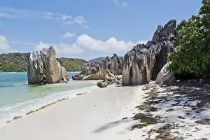 Seychelles Coastal Area Imprime: Anse Source dArgent Beach