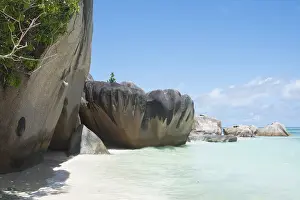 Anse Source DArgent Imprime: Anse Source dArgent Beach