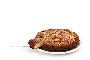 Apple Pie Slice Imprime: Apple pie, slice on a pie server