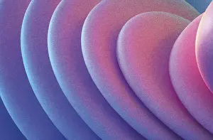 Digital Art Design Imprime: This artwork features a dynamic blend of soft
