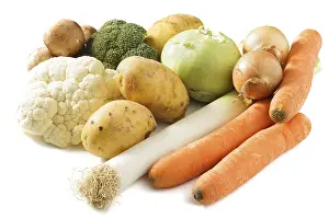 Diverse Vegetable Selection Imprime: Assorted vegetables
