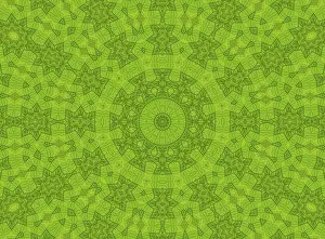Abstract Artwork Background Imprime: Background with abstract pattern from green leaf