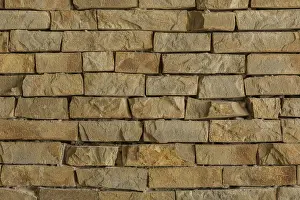 Historic City Centre View Imprime: Background of brick wall texture