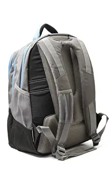 Empty White Studio Space Imprime: Backpack isolated on white background