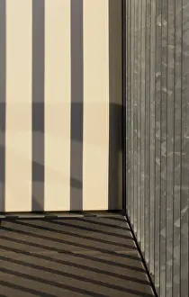 Upper Austria Journey Imprime: Balcony railing with shadow casting