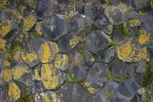 Volcanic Rock Europe Imprime: Basalt in Parkstein, Upper Palatinate