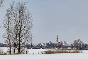 Winter Day Scenery Imprime: Bauda