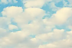 Cloudy Skyline Imprime: Beautiful cloudscape