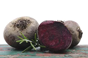 Deserted Studio Background Imprime: Beetroot