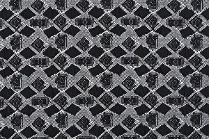No People Background Image Imprime: Black material with abstract pattern