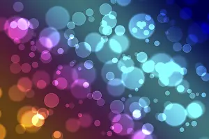 Blurred Background Image Imprime: Bokeh with gradient background
