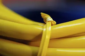 Computer Hardware Equipment Imprime: Together bounded coloured network cable for computer