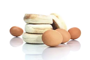 Bread Rolls Imprime: Bread rolls and eggs