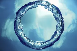 Deserted Underwater Scene Imprime: Bubble Ring Underwater, Ring Bubble