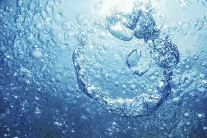 No People Underwater Photo Imprime: Bubble Ring Underwater, Ring Bubble
