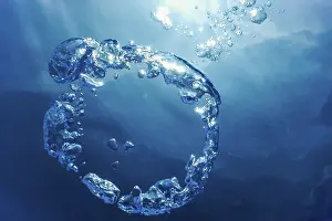 Underwater Ring Imprime: Bubble Ring Underwater, Ring Bubble