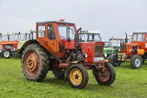 Vintage Styled Travel Photography Imprime: Tractor Pulling