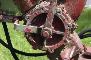 Vintage Fire Engine Imprime: Old fire engine