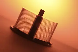 Studio Background Images Imprime: CDs on spindle