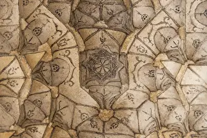 Spanish Architecture Details Imprime: Ceiling with plaster decorations