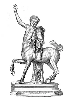 Fantasy Illustration Art Imprime: Centaur, Centaurus, Centauri, also centaur
