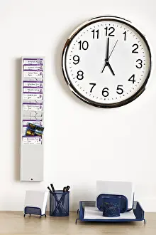 Studio Shot Of A Clock Imprime: Check clock