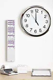 Office Work Symbol Imprime: Check clock