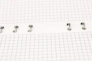 Empty Notebook Imprime: Checked white notebook