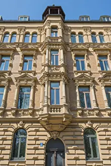 German Architectural Style Imprime: Classicist facade, community centre