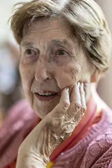 Elderly Care In Germany Imprime: Close-up, authentic