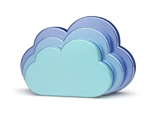 Cloud Computing Concept Imprime: Cloud computing creative concept
