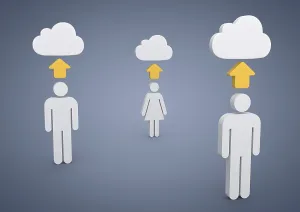 Data Protection Imprime: Cloud, internet, symbolic image for cloud computing